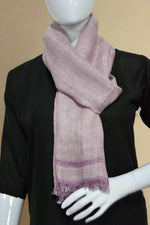 Pure Linen Stole | Lavender Blush