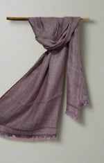 Pure Linen Stole | Lavender Blush