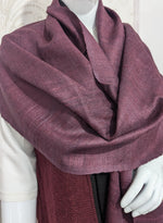 Pure Silk Stole | Plum