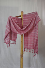 Silk Wool Stole | Cherry Pink