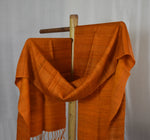 Silk Wool Stole | Orange