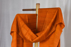 Silk Wool Stole | Orange