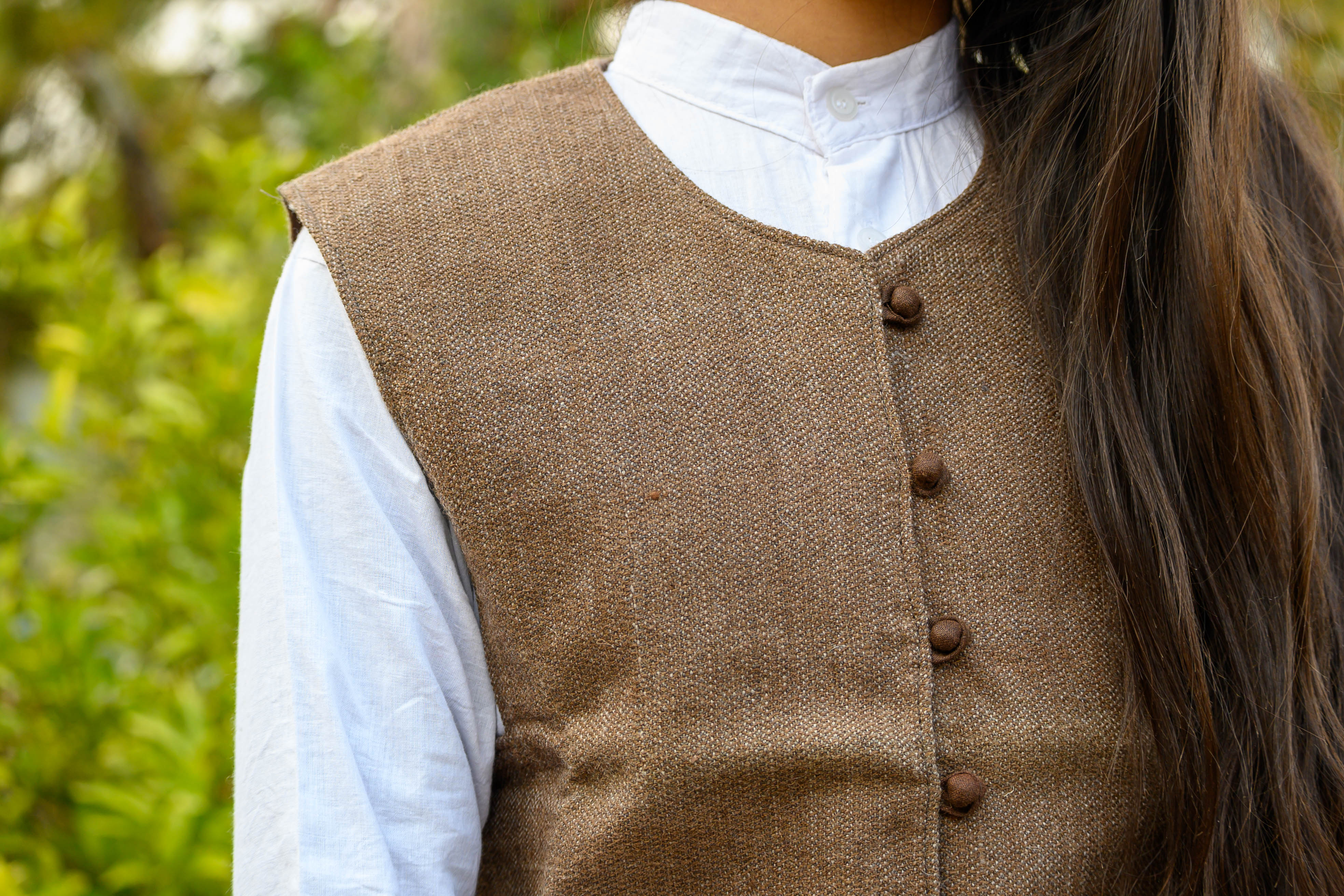 Deep Tan Pahadi Wool Jacket