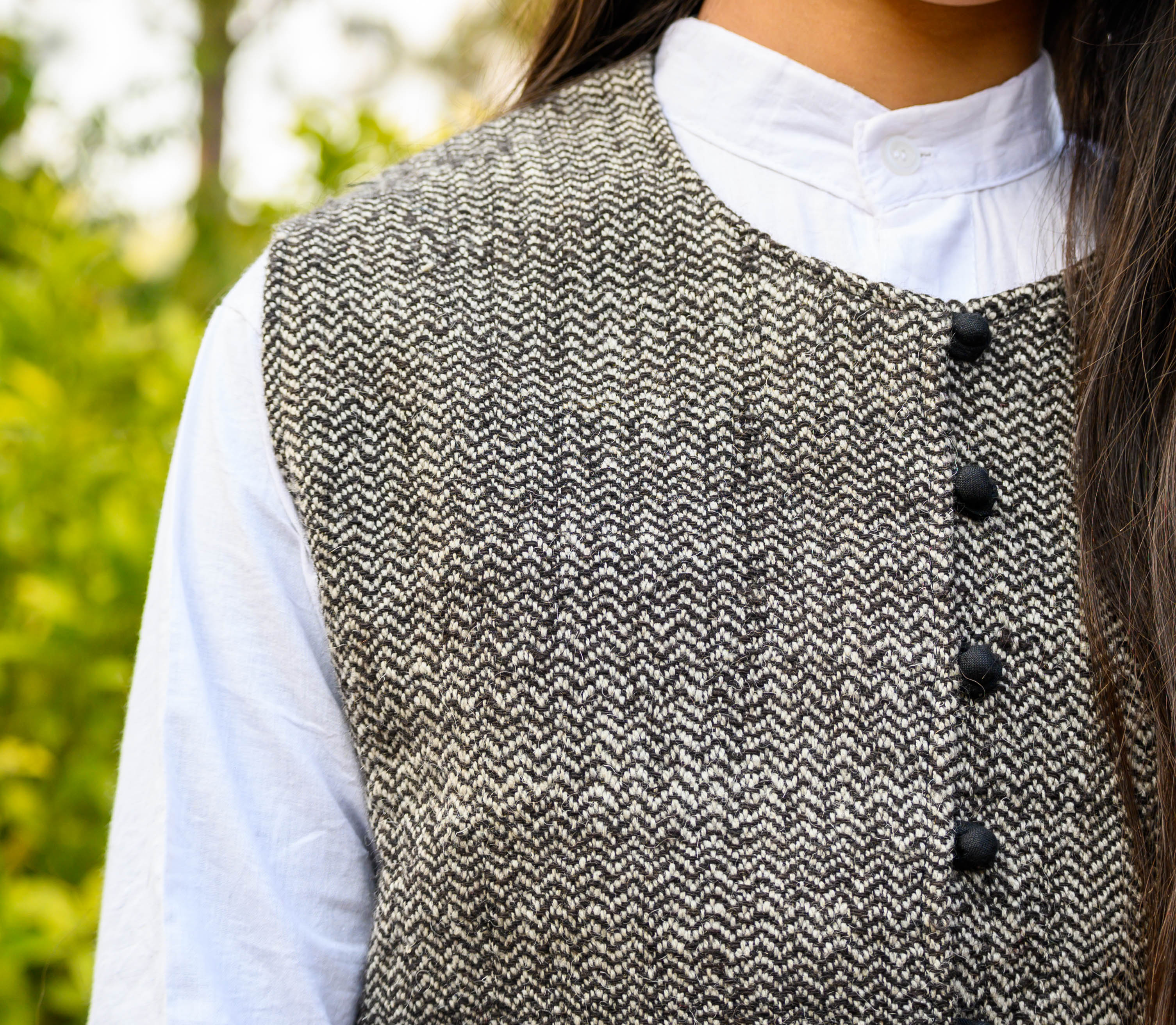 Warm Grey Pahadi Wool Jacket