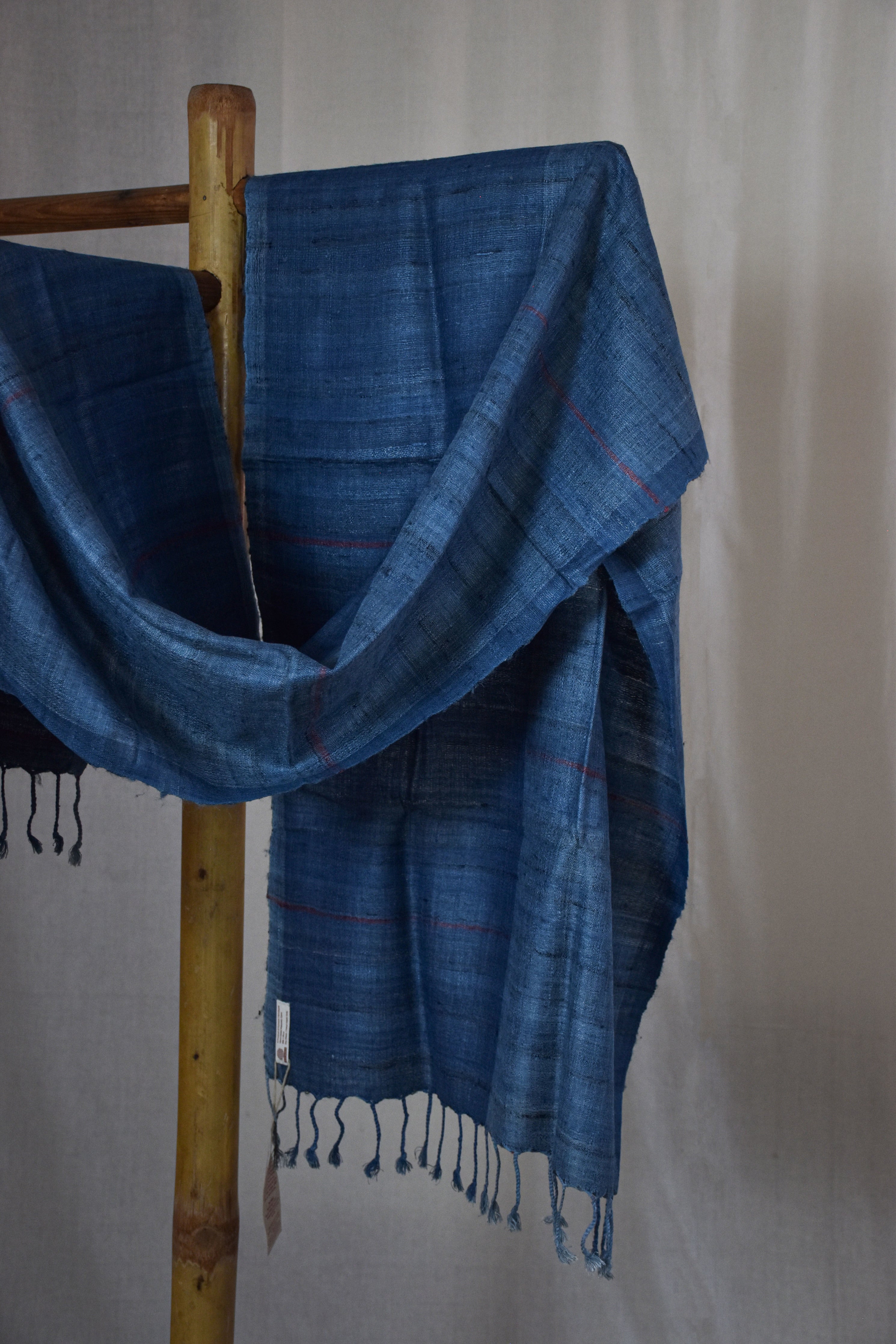 Eri Tussar Silk Stole | Himalayan Indigo