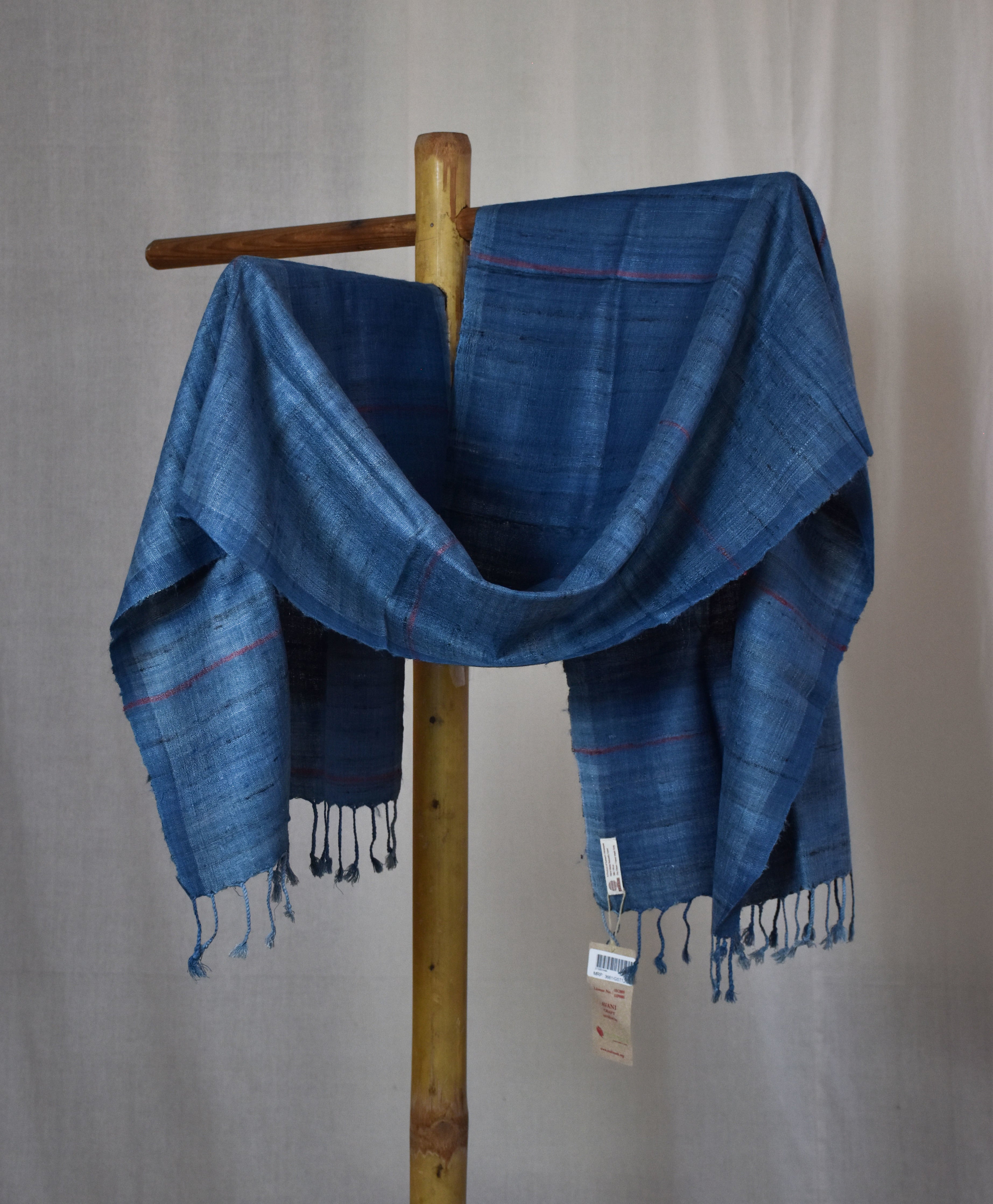 Eri Tussar Silk Stole | Himalayan Indigo