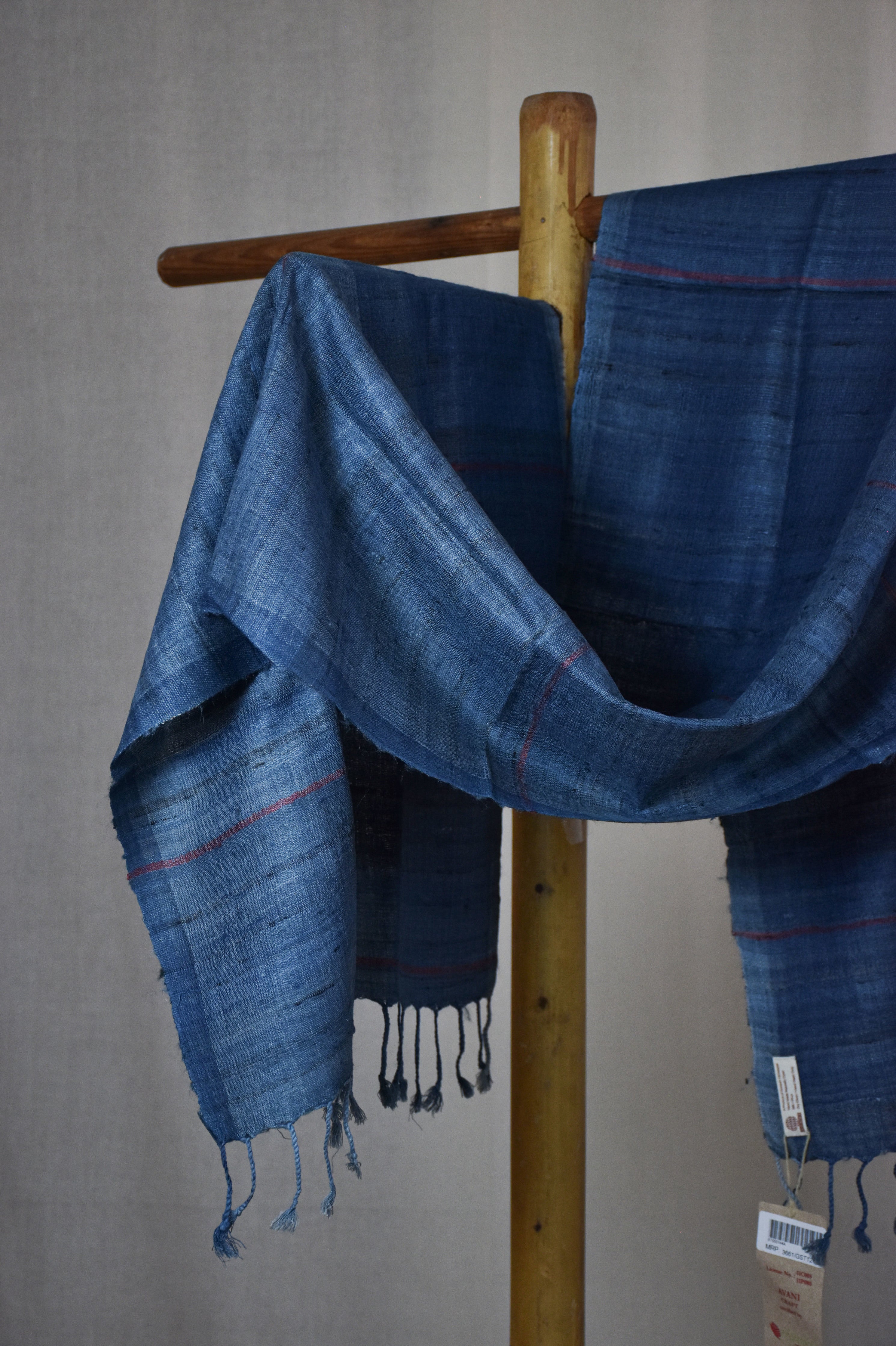 Eri Tussar Silk Stole | Himalayan Indigo