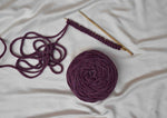 Handspun Yarn Ball & Bamboo Knitting Needles combo